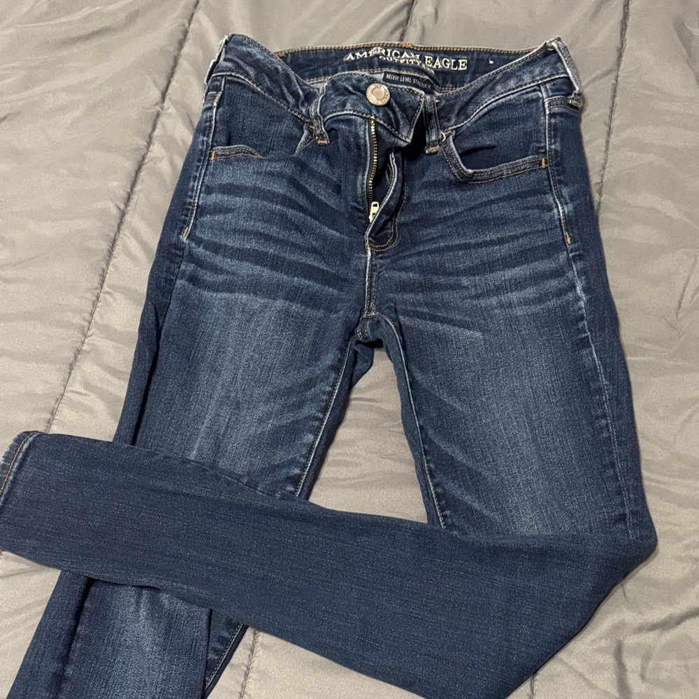 American Eagle Outfitters Women's Navy Skinny Jeans